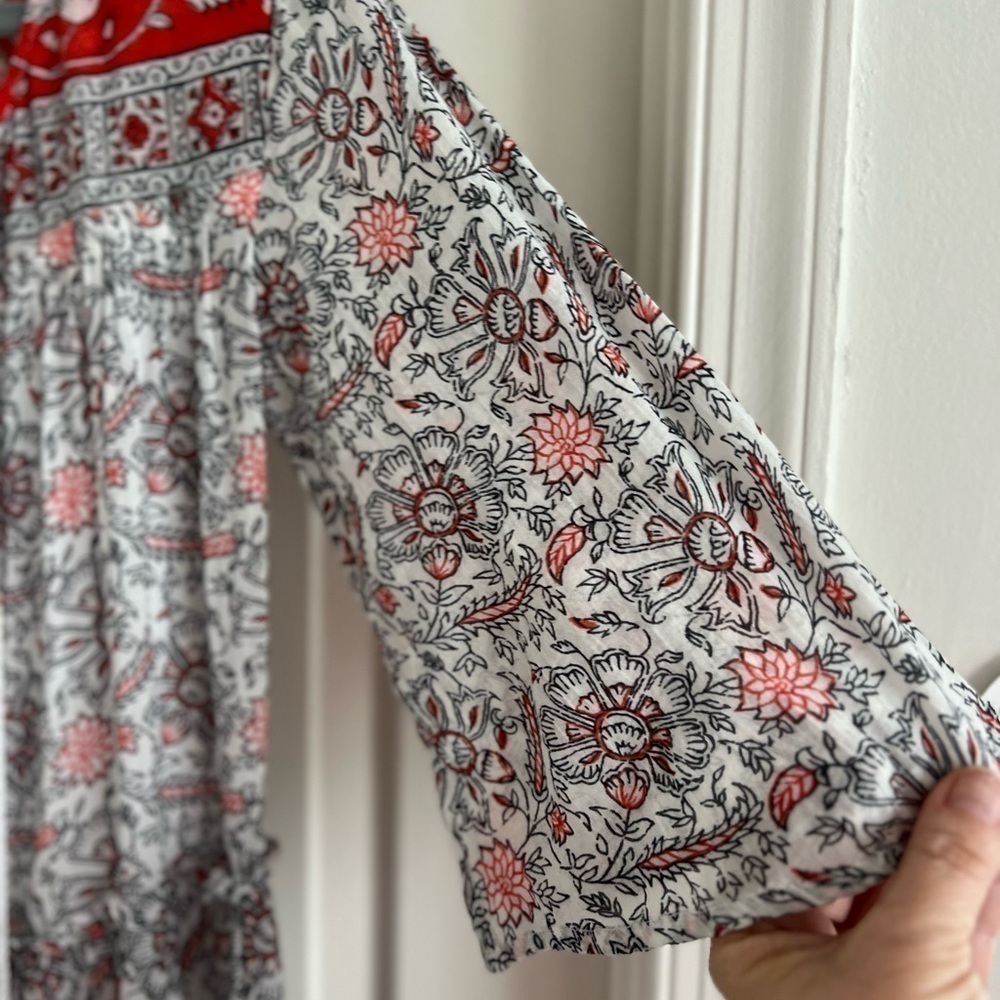 Sundance All At Sea Dress. Boho Size XS Red/White/Black. Beach. EUC! - Picture 12 of 16